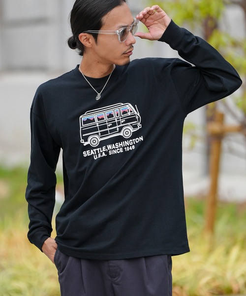 tシャツ 「GERRY」別注 プリント/ワンポイント 刺しゅう 長袖Tシャツ メンズ レディース | GERRY | 12