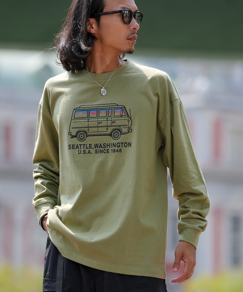 tシャツ 「GERRY」別注 プリント/ワンポイント 刺しゅう 長袖Tシャツ メンズ レディース | GERRY | 18