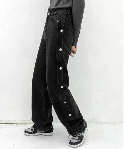 CREARE -LINO- パンツ サイドボタンパンツ メンズ : ZOZOTOWN