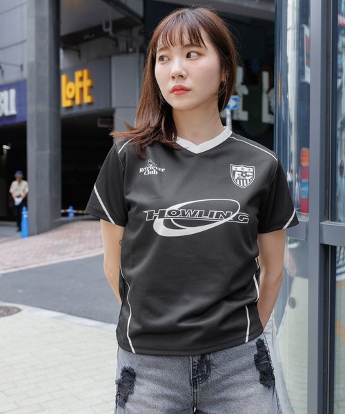 tシャツ Retriever Club／HOWLING クロップT レディース Retriever Club tシャツ Club／HOWLING クロップT レディース