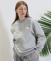 [美品] THE NORTH FACEホワイト トレーナー/レディースＭ ザ・ノース・フェイス THE NORTH FACE GO TO SWEATSHIRTS