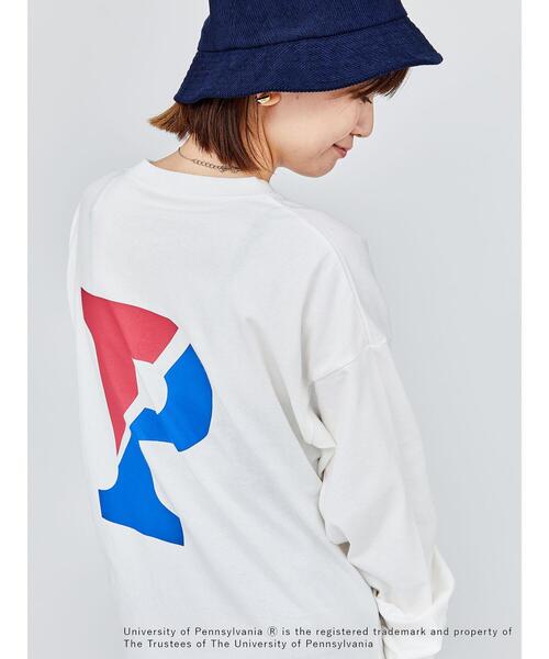 Lugnoncure tシャツ 「PENNSYLVANIA」カレッジロゴプリント長袖T
