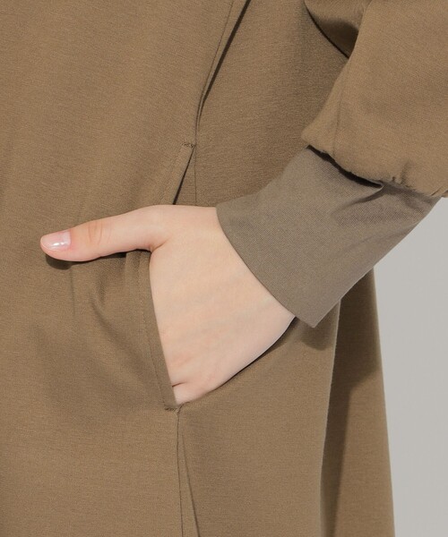 CB CRESTBRIDGE ワンピース バックチェック切替ラグランポンチ