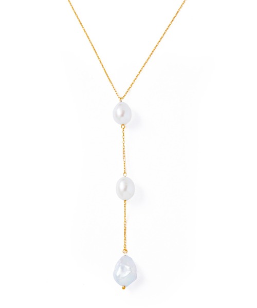 ネックレス 「les bonbon」dot blessing pearl necklace/ドット ブレスィング パール ネックレス レディースの画像