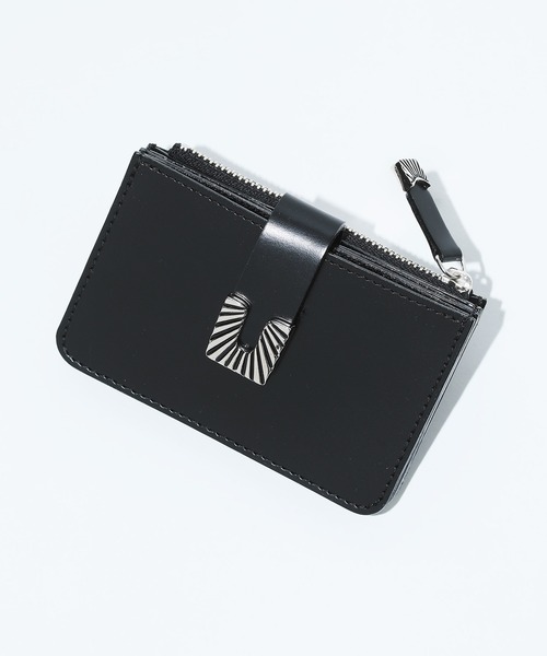 TOGA TOO 財布 Leather wallet small square tip メンズ : ZOZOTOWN 