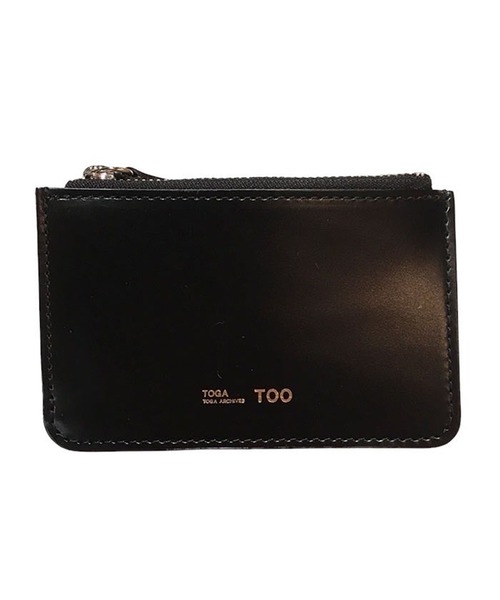 TOGA TOO 財布 Leather wallet small square tip メンズ : ZOZOTOWN 