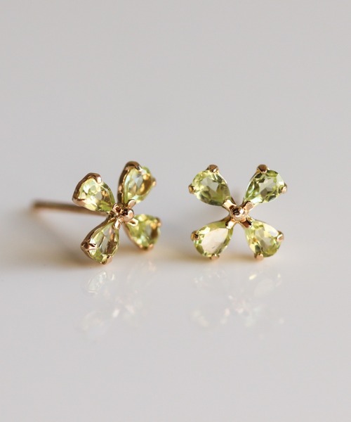 cui-cui（キュイキュイ） ピアス フラワー ピアス | K10YG 「ZOZOTOWN