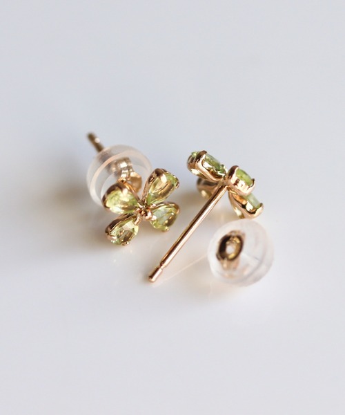 cui-cui（キュイキュイ） ピアス フラワー ピアス | K10YG 「ZOZOTOWN