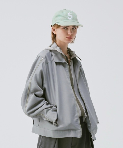 soerte ブルゾン アウター 2WAY DEFORMATION ZIP JACKET/ディ