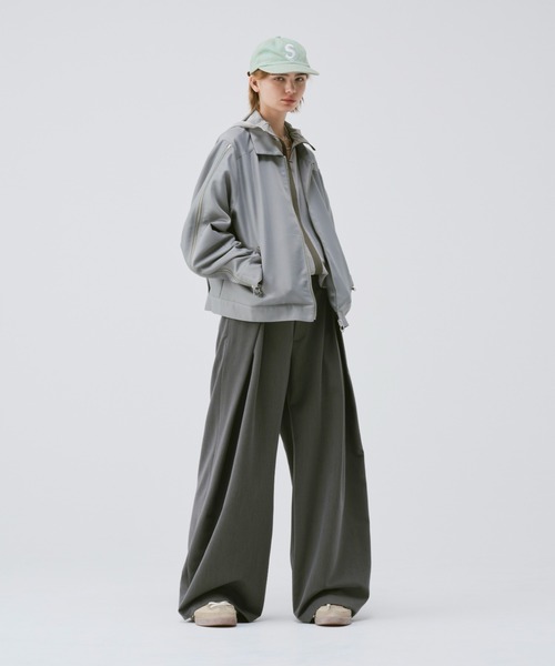 soerte ブルゾン アウター 2WAY DEFORMATION ZIP JACKET/ディ