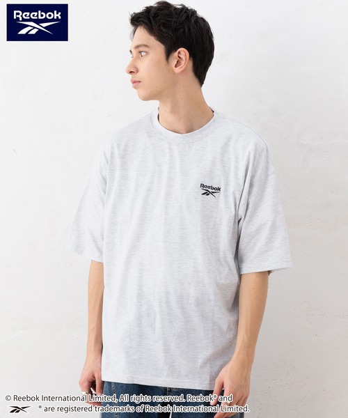 Reebok（リーボック） tシャツ 「EC別注」Reebok 半袖Tシャツ 綿 ロゴ