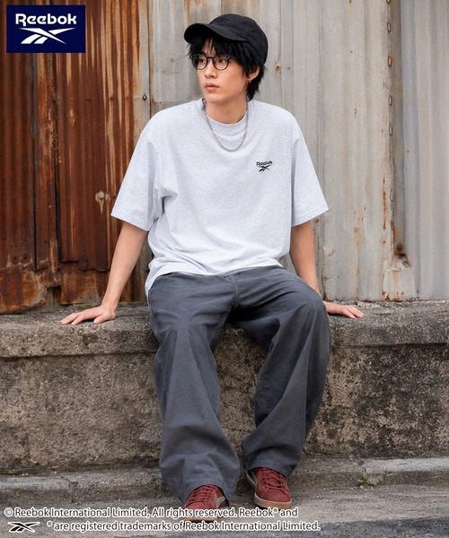 Reebok（リーボック） tシャツ 「WEB別注」Reebok 半袖Tシャツ 綿 ワン