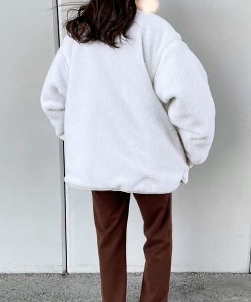 「ECRIRE」 ブルゾン M ベージュ レディース_画像5