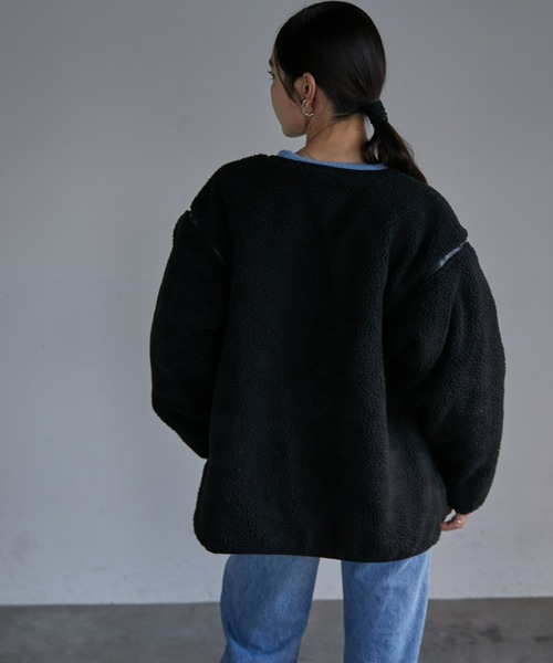 「ECRIRE」 ブルゾン M ベージュ レディース_画像9