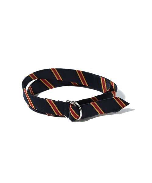 【未使用 特価】　うめ　BALLY Ribbon ダブルリングベルト BEAMS+ ベルト ダブルリング リボンベルト メンズ : ZOZOTOWN