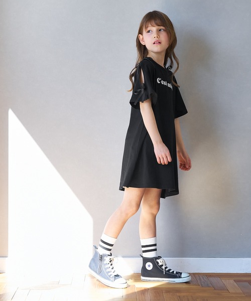 KENZOキッズ女の子トレーナーワンピース KENZO(ケンゾー) キッズワンピース・オールインワン(ベビー