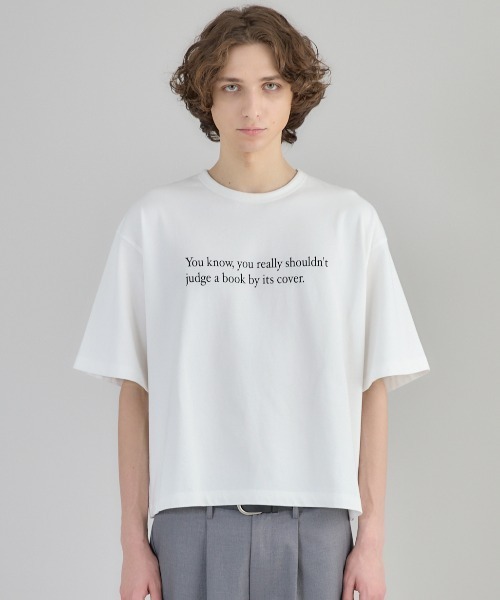 glowny 25SS 新作　ベアークロップドTシャツ　新品 Regen Glanz tシャツ cropped T-shirt/クロップドTシャツ メンズ