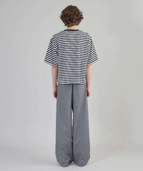 Regen Glanz tシャツ cropped T-shirt/クロップドTシャツ メンズ