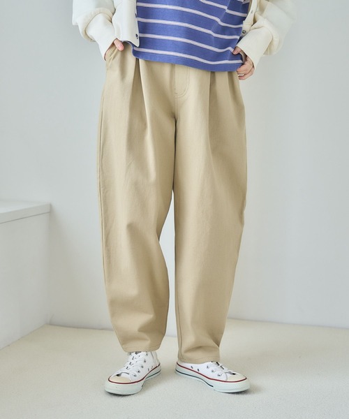 お値下げしました！新品【studio CLIP】キャロットパンツ PMサイズ2本 studio CLIP パンツ 「WEB限定」コーデュロイキャロットパンツ