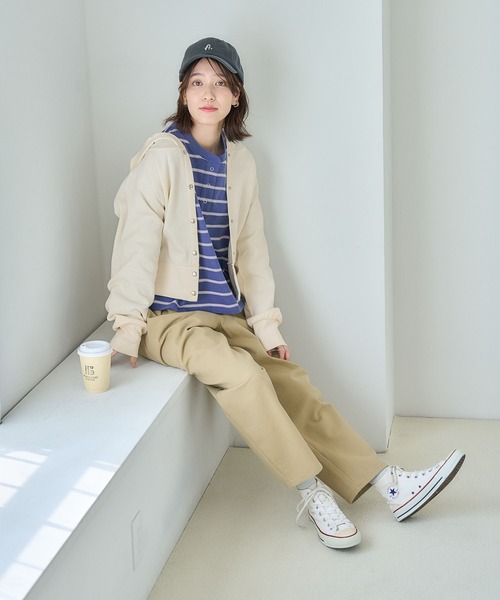お値下げしました！新品【studio CLIP】キャロットパンツ PMサイズ2本 studio CLIP パンツ キャロットパンツ「プチ・プラスサイズあり