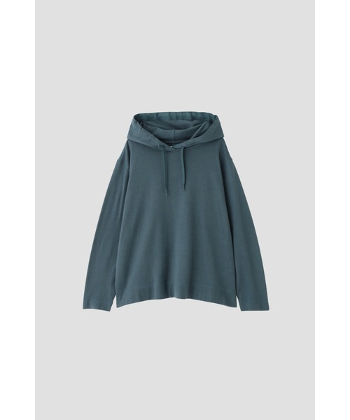 パーカー HEAVY SOFT COTTON JERSEY レディース ニットパーカー レディース パーカー プルオーバー 長袖パーカー