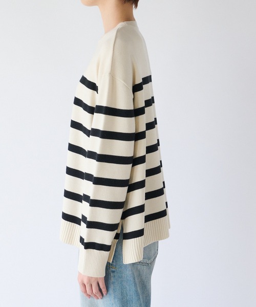 「RIVE DROITE」 長袖ニット FREE オフホワイト レディース_画像7