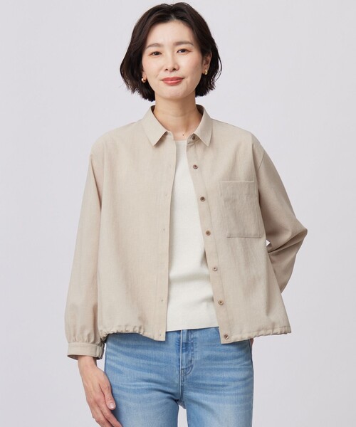ブラウス シャツ 「洗える・接触冷感・防シワ・吸水速乾」BREEZE COOL シャツ ブラウス レディース
