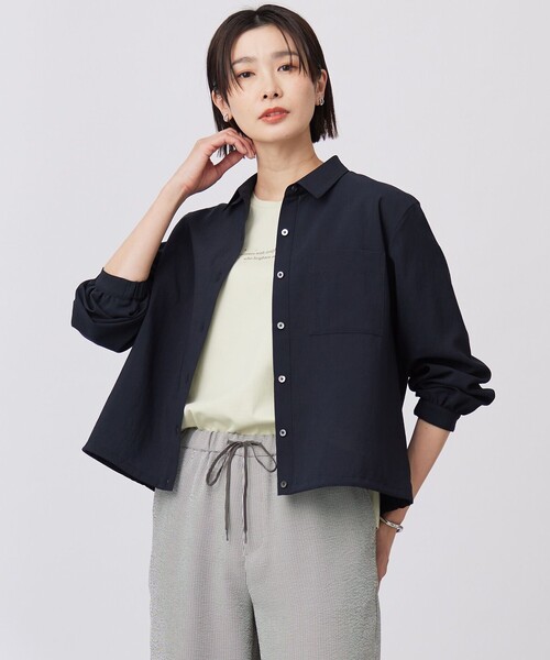 ブラウス シャツ 「洗える・接触冷感・防シワ・吸水速乾」BREEZE COOL