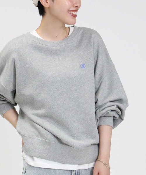 [Champion] тренировочный cut and sewn L Brown женский 