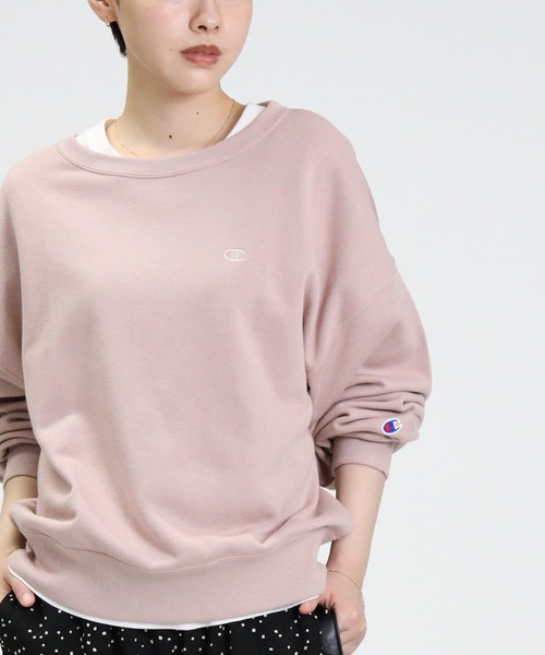 [Champion] тренировочный cut and sewn L Brown женский 