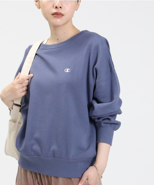 [Champion] тренировочный cut and sewn L Brown женский 
