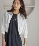 ワンピース リネンレーヨン ワンピースの詳細画像4