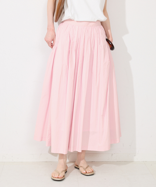 SLOBE IENA スカート ナイロンギャザースカート : ZOZOTOWN