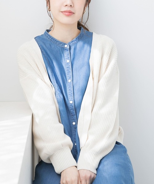 「URBAN RESEARCH Sonny Label」 カーディガン FREE マスタード レディース URBAN RESEARCH Sonny Label 「URBAN Label」 カーディガン FREE