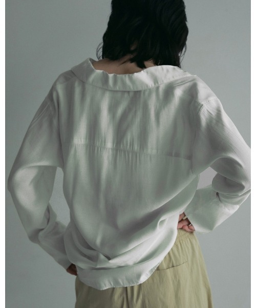 anuke（アンヌーク） ブラウス シャツ anuke Skipper Sheer Shirts