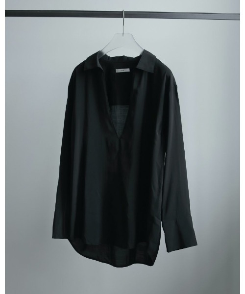 anuke（アンヌーク） ブラウス シャツ anuke Skipper Sheer Shirts