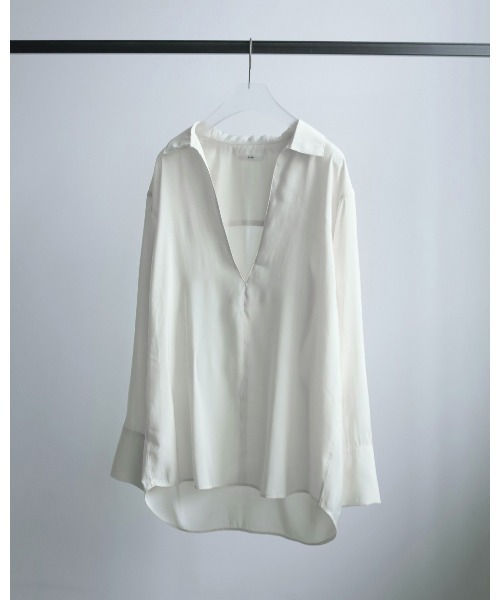 anuke（アンヌーク） ブラウス シャツ anuke Skipper Sheer Shirts