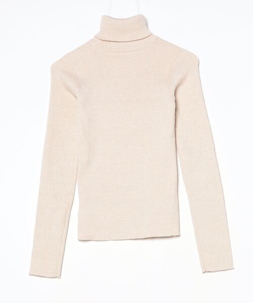 「jouetie」 タートルネックニット MEDIUM ベージュ レディース_画像2
