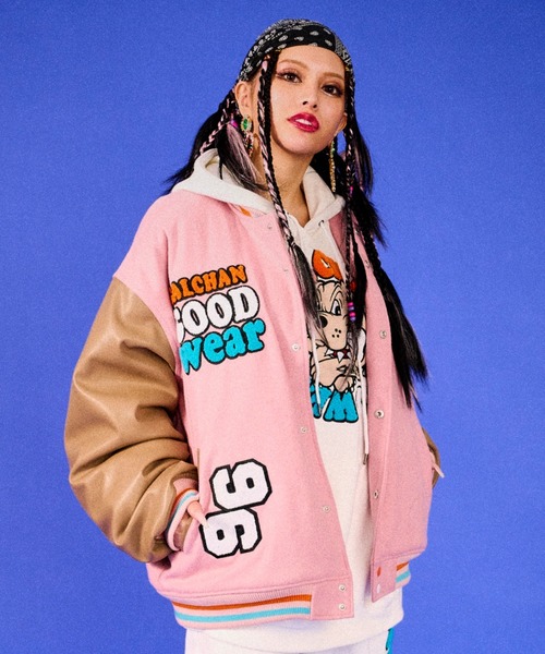 GALFY（ガルフィー） スタジャン X-LARGE ライトピンク メンズ