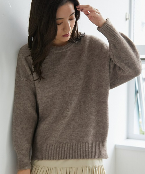 「ECRIRE」 長袖ニット M アイボリー レディース_画像8