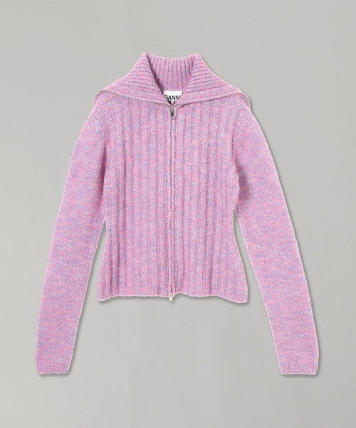 ニット セーター GANNI Alpaca Cotton Mix Highneck K2331 レディース