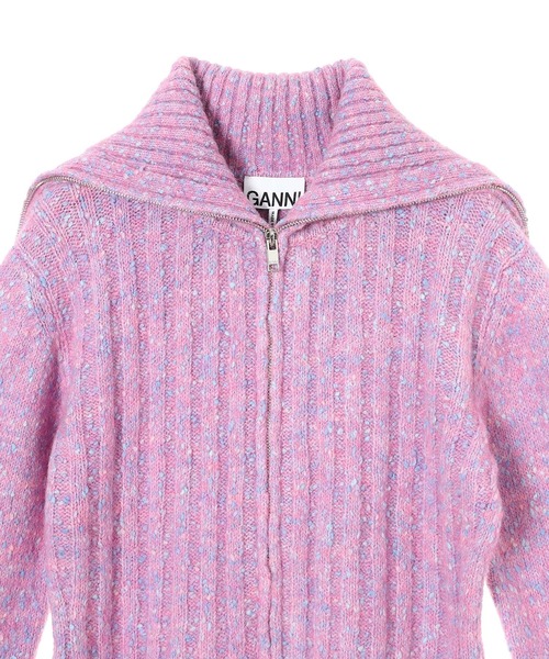 ニット セーター GANNI Alpaca Cotton Mix Highneck K2331 レディース GANNI ニット セーター Alpaca Cotton Mix Highneck K2331