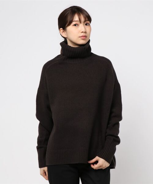 IENA（イエナ） タートルネックニット FREE イエロー レディース