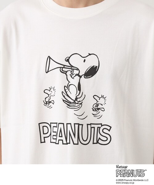 PEANUTS tシャツ 75周年PEANUTSデザイン半袖Tシャツ メンズ : ZOZOTOWN