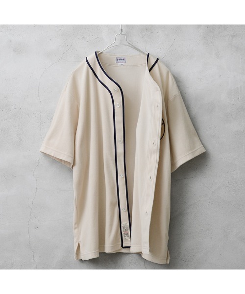 HOUSTON シャツ 41231 PILE BB SHIRT メンズ : ZOZOTOWN Yahoo