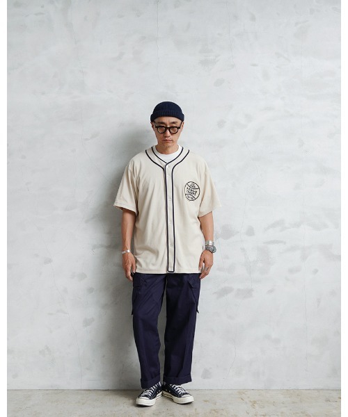 HOUSTON シャツ 41231 PILE BB SHIRT メンズ : ZOZOTOWN Yahoo