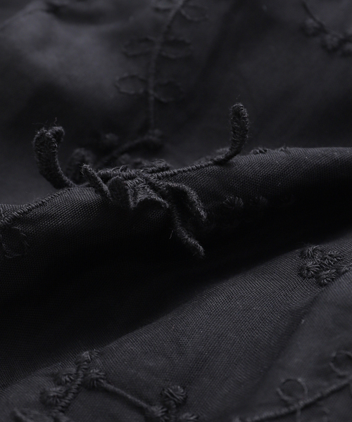 パンツ Spick&Span crinkle 3D embroiderydotpants スピック＆スパン Spick & Span 《追加予約》crinkle crinkle