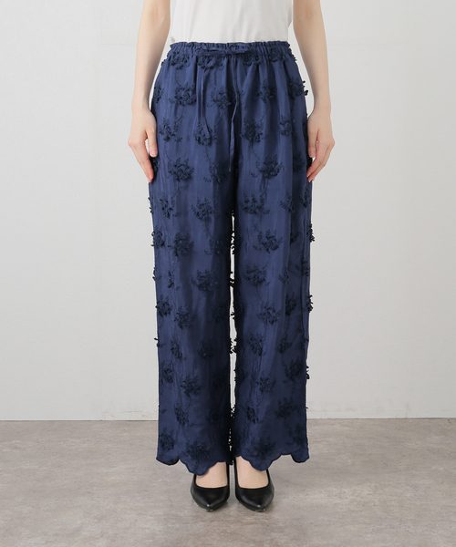 crinkle crinkle crinkle ネイビー3Dパンツ SALE！20%OFF】crinkle crinkle crinkle クリンクル クリンクル
