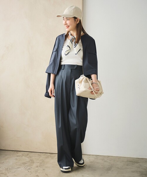 Demi-Luxe BEAMS（デミルクス ビームス） スラックス パンツ