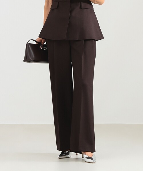 新品　Demi-Luxe BEAMS パンツ　レディース　ダークネイビー　40 Demi-Luxe BEAMS パンツ エディター東原妙子 × / ツイル